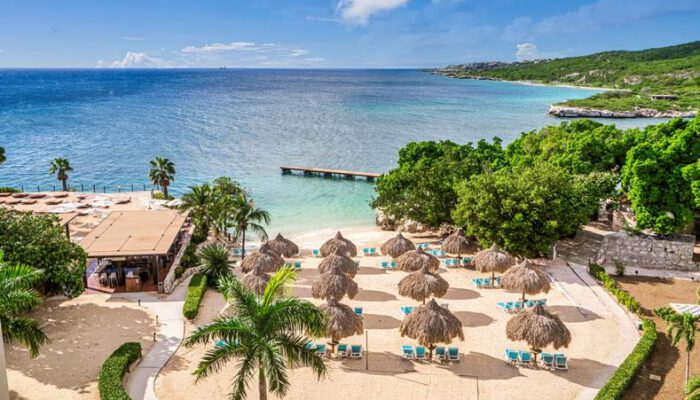 Uitzicht van Dreams Curaçao resort