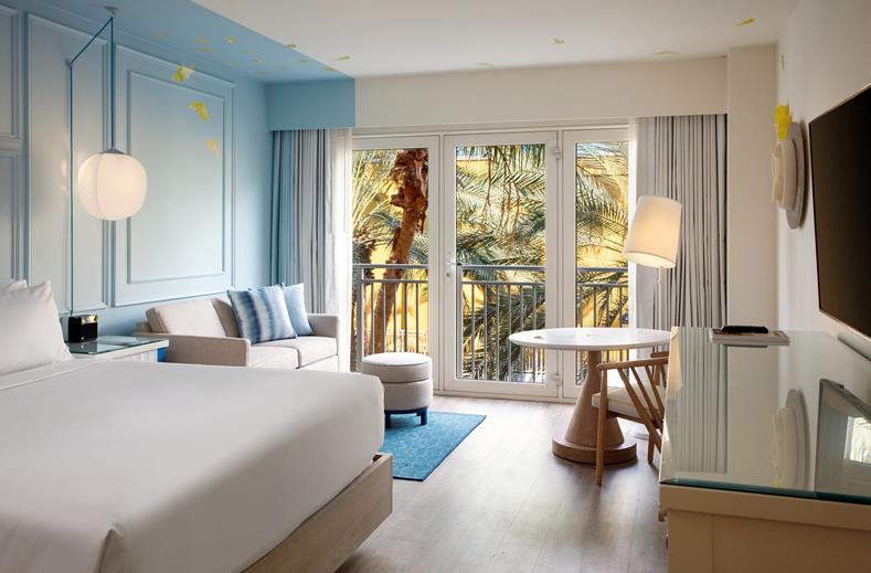 Hotelkamer op het Renaissance Wind Creek Curacao Resort