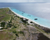 Drone foto boven Klein Curaçao