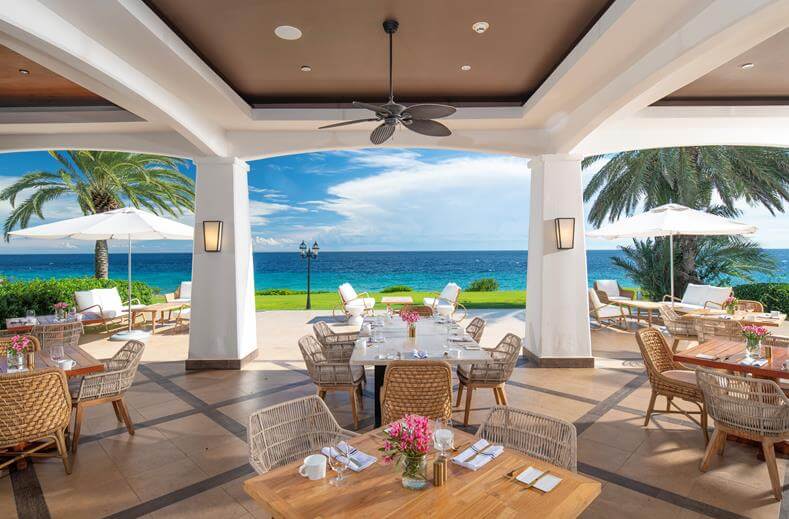 het restaurant van Sandals Royal Curacao 